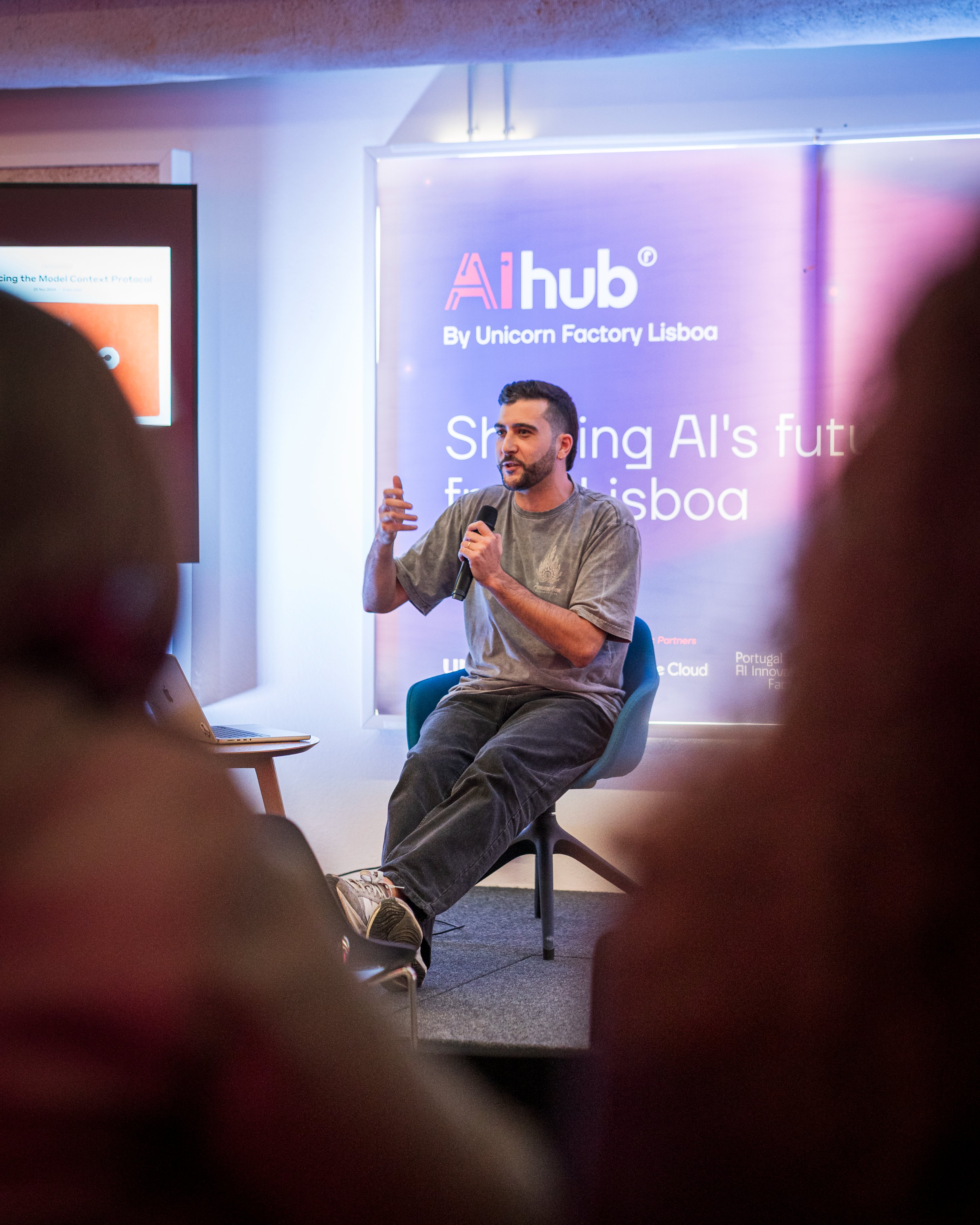 Speaking at AI Hub Lisboa