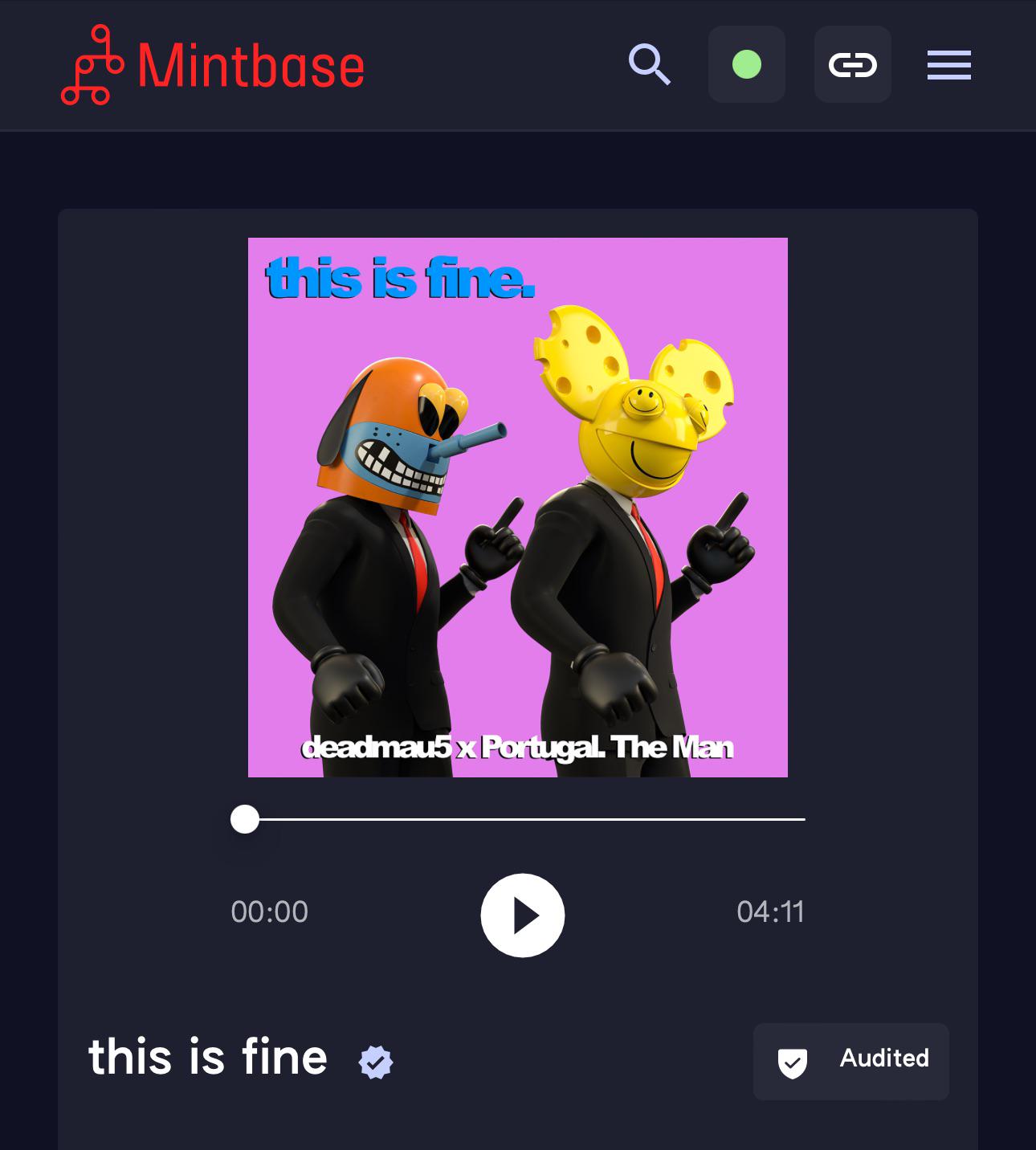 Deadmau5 x Portugal. The Man on Mintbase
