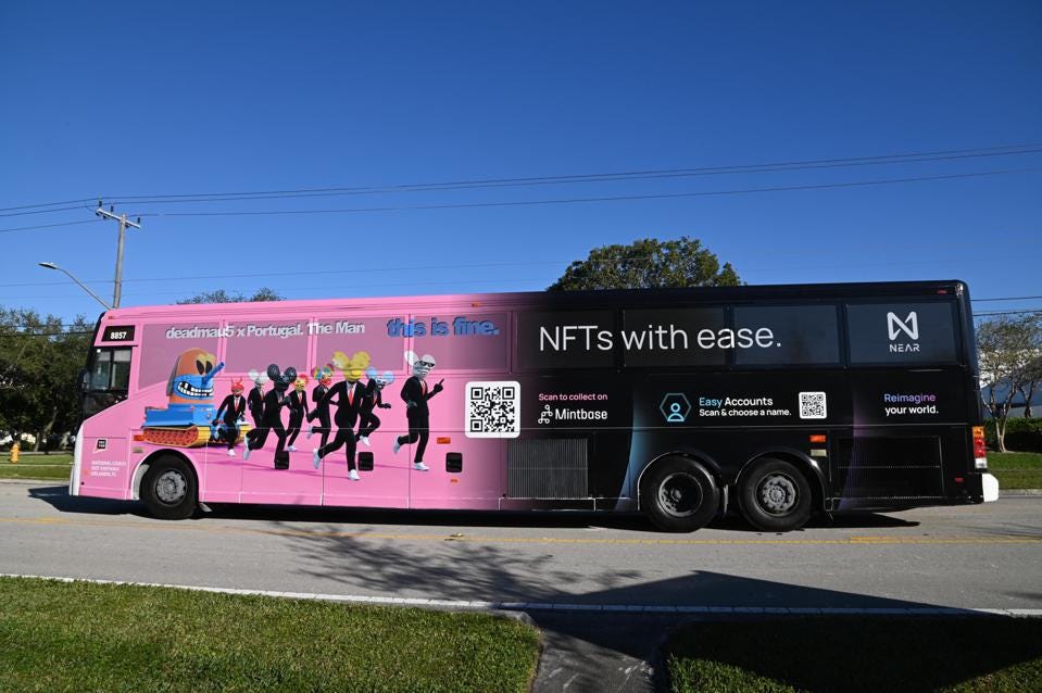 Mintbase bus wrap